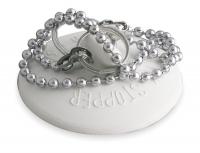 1PPJ1 Stopper w/Chain, Pipe Dia 1 To 1 3/8 In