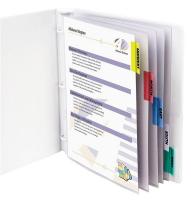 1PRR6 Sheet Protector Set, 8 Tab, Multicolor, PK8