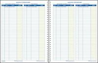 1PWD9 Monthly Bookkeeping Record, 64 Sheets