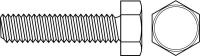 1PWY7 Mach Screw, Hex, 6-32 x 1/2 L, PK 100