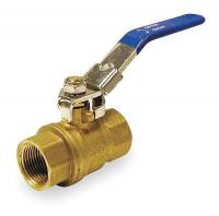 1PYZ4 Brass Ball Valve, Inline, FNPT, 1-1/2 In