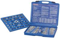 1PZ54 Tap/Die Set, 110 Pc, High Carbon Steel