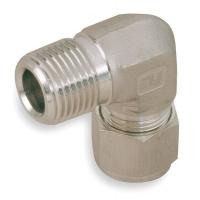5UNC4 Male Elbow, Stainless Steel