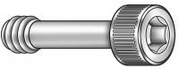 1RB36 Panel Screw, Knurled, 4-40x1/4 L, Pk5