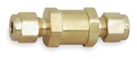 1RBR1 Inline Filter, 3/8 In, Brass, 3000 PSIG CWP