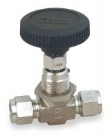 1RBW8 Needle Valve, Straight, 316 SS, 3/8 In.