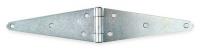 1RCK7 Strap Hinge, Heavy, Steel, 4 Hole Leaf