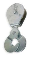 1RCP7 Scissor Hook Pulley, Zinc