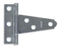 1RCR4 T Hinge, Light, Steel, 3 Holes Per Leaf