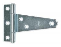 1RCR8 T Hinge, Light, Steel, 3 Holes Per Leaf