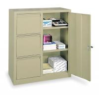 1RG45 Cabinet, Combo File, 36Wx18D, Putty