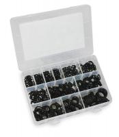 1RGZ4 O-Ring Assortment, Viton, 550 Pcs, 12 Sizes