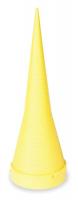 1RGZ9 Measuring Cone, 17 1/2 In Tall, Yellow