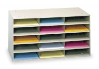 1RH46 Literature Organizer, 15 Compartments