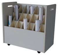 1RK42 Mobile Roll File.21 Compartments