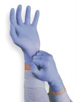 1RL62 Disposable Gloves, Nitrile, L, Blue, PK100