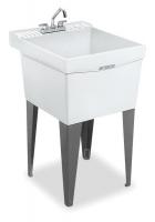 1RLN8 Utility Sink, With Legs And Faucet