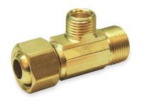 1RLX5 Supply Extender Tee, Brass, 3/8 x 1/4 In