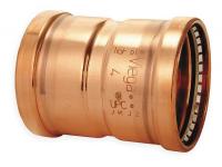 1RPG8 Coupling, With Stop, 4 In, Copper, 200 PSI