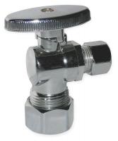 1RWE7 1/4-Turn Stop, Angle, 5/8 Inx3/8 In