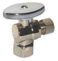 1RWG1 1/4-Turn Stop, Angle, 3/8 Inx3/8 In