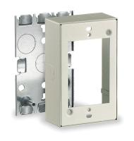 1RYV1 Raceway, Switch And Receptacle Box, Ivory