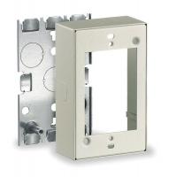1RYV3 Raceway, Switch And Receptacle Box, Ivory