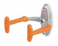 1TAA7 One Piece Wall U Hook, Steel, PK 2