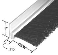1TCF1 Stapled Set Strip Brush, PVC, Length 72 In