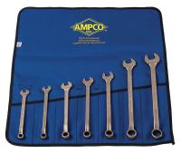 1TDZ6 Combo Wrench Set, Natural, 3/8-7/8 in, 7 Pc