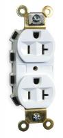 1TGC9 Snap Connect Receptacle, 20A, White