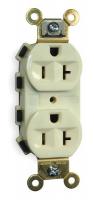 1TGD2 Snap Connect Receptacle, 20A, Almond