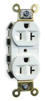 1TGD3 Snap Connect Receptacle, 20A, Office White
