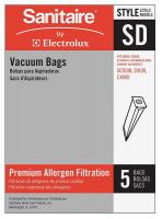 1TGZ6 Disposable Vacuum Bag, SD, PK5