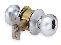 1THJ4 Medium Duty Knob Lockset, Right Angle