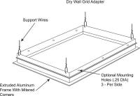 1THV5 Drywall Grid Adapter Kit, 2 x 4 Ft