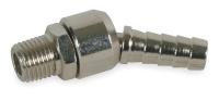 1TJJ6 Swivel Connector, 3/8 Barb to 1/4 MNPT