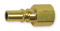 1TJN2 Coupler Plug, ARO, 3/8 FNPT, 3/8 Body, Alum