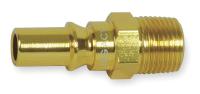 1TJN3 Coupler Plug, ARO, 3/8 MNPT, 3/8 Body, Alum
