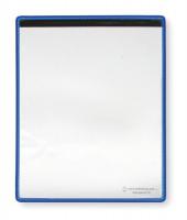 1TKK7 Magnetic Sheet  Pocket, PK 5, Blue