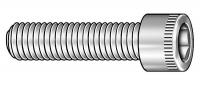 1TKL3 Skt Cap Screw, Std, 4-40x1 In, Pk 10