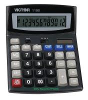 1TLU8 Finance Portable Calculator, LCD, 12 Digit