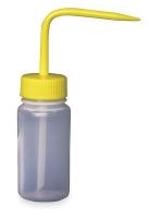 1TMJ8 Wash Bottle, Yellow, Polypropylene