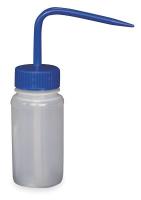 1TMJ9 Wash Bottle, Polypropylene, Blue, Wide