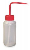 1TMK2 Wash Bottle, Wide, Red, Polypropylene