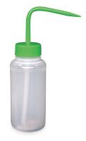 1TMK3 Wash Bottle, Green, Polypropylene