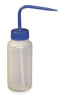 1TMK5 Wash Bottle, Polypropylene, Wide, Blue