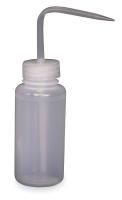 1TMK6 Wash Bottle, Clear, Polypropylene
