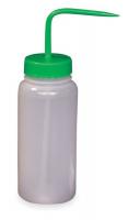 1TMK8 Wash Bottle, Green, Polypropylene