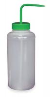 1TML4 Wash Bottle, Green, Polypropylene